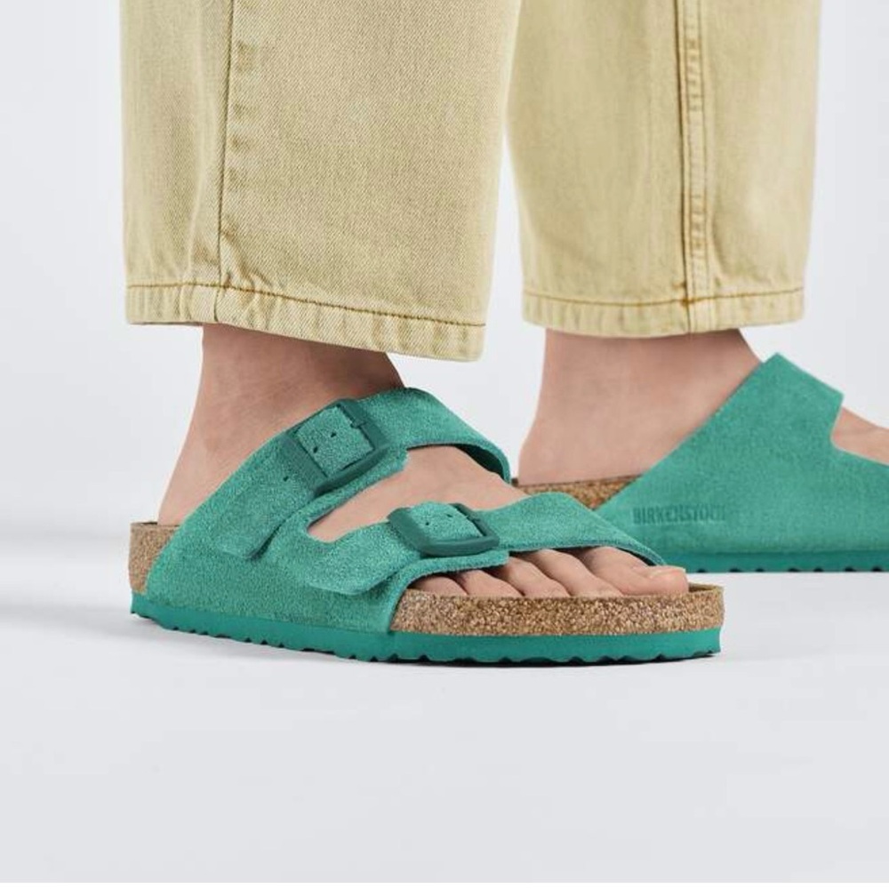 Birkenstock Arizona SFB Dark Teal Suede (M8-8.5/L10-10.5 (EU41))